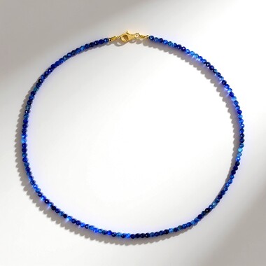Collana in argento con Cianite del Nepal