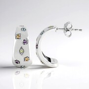 Orecchini in argento con Peridoto