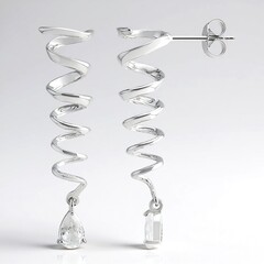Orecchini in argento con Zircone