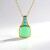 Collana in argento con Crisoprasio (KM by Juwelo)