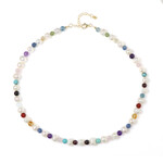 Collar en plata con Turquesa (Riya)