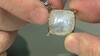 Colgante en plata con Piedra de luna arco iris de Bihar
