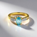Anello in argento con Zircone Ratanakiri