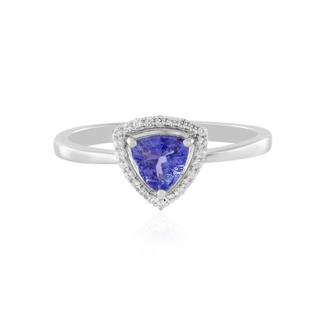 Anello in argento con Tanzanite