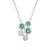 Collana in argento con Smeraldo Colombiano