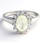Anello in argento con Ortoclasio