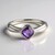 Anello in argento con Ametista