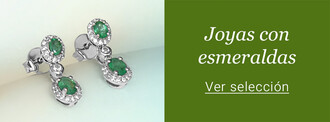 Joyas con esmeraldas