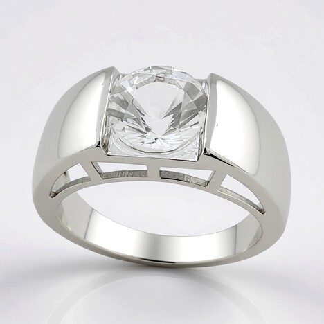 Anello in argento con Danburite