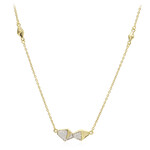 Collana placcata in oro con Zircone