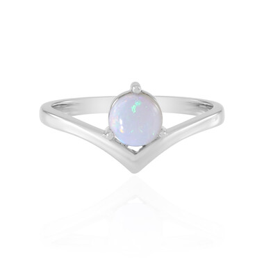Anello in argento con Opale Australiano