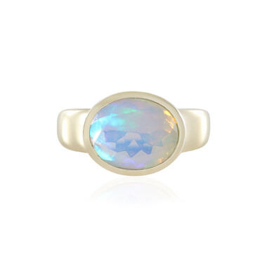 Gouden ring met een Welo-opaal (de Melo)