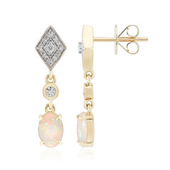 Mintabie-Opal-Goldohrringe