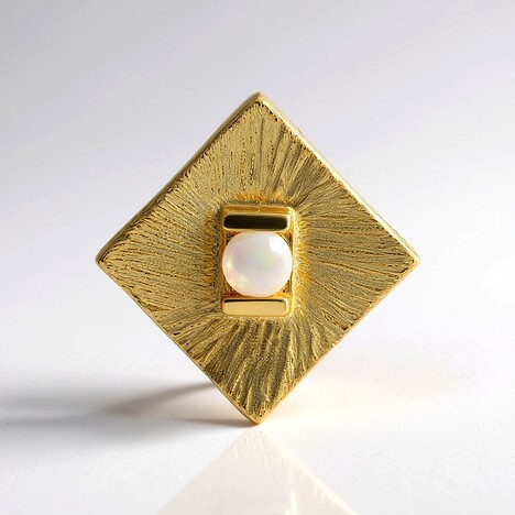 Ciondolo in argento con Opale di Welo (MONOSONO COLLECTION)