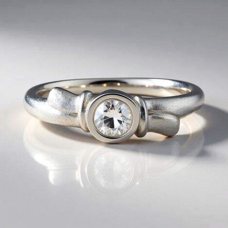 Anello in argento con Zircone