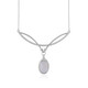 Australischer Opal-Silbercollier