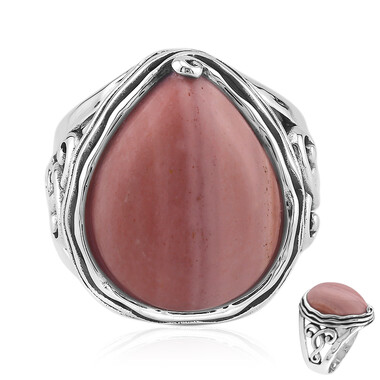 Anello in argento con Opale Rosa Australiano (Art of Nature)