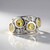 Anello in argento con Berillo Giallo