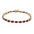 Bracelet en or et Rubis AAA du Mozambique (CIRARI)