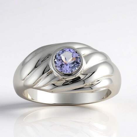 Anello in argento con Tanzanite Lilla (Pallanova)