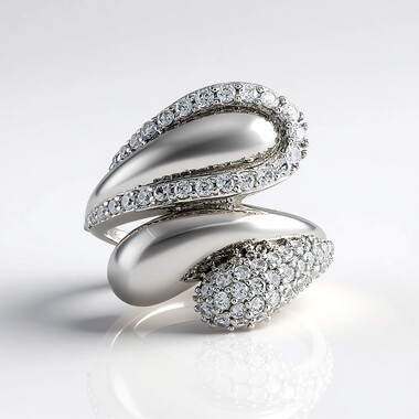 Anillo en plata con Zircón (de Melo Essence)