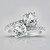 Anello in argento con Topazio Bianco