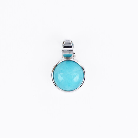 Ciondolo in argento con Amazzonite