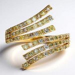 Anello in oro con Diamante Fancy SI2 (CIRARI)