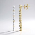 VS1 (G) Diamond Silver Earrings (Annette)
