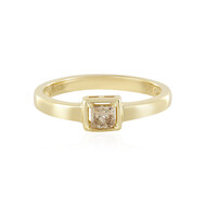I1 Schokoladen-Diamant-Silberring