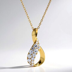 Collana in oro con Diamante SI1 (H) (CIRARI)
