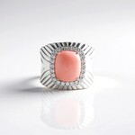 Anello in argento con Opale Rosa (de Melo Essence)
