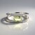 Anello in argento con Kunzite Canarino