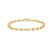 Yellow Sapphire Silver Bracelet