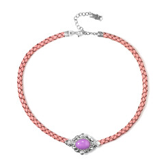 Phosphosiderit-Lederhalskette (Desert Chic)