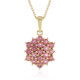 Brazilian Pink Tourmaline Silver Necklace