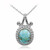 Türkis-Silberhalskette