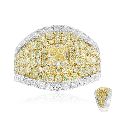 14K SI2 Yellow Diamond Gold Ring (CIRARI)