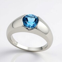 Anello in argento con Topazio Marambaia (de Melo)