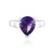 Zambian Amethyst Silver Ring