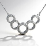 Collana in argento con Zircone