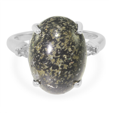 Leoparden-Opal-Silberring