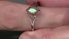 Anillo en plata con Ópalo de Australia