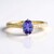 Anello in oro con Tanzanite