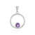 Moroccan Amethyst Silver Pendant