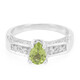 Anello in argento con Peridoto Manchuria