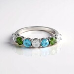 Anello in argento con Zircone Ratanakiri