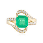 Russischer Smaragd-Goldring (AMAYANI)