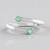 Anello in argento con Smeraldo Russo