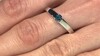Zilveren ring met een I2 Blauwe Diamant